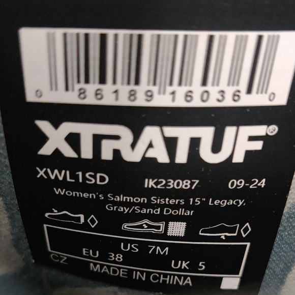 XTRATUF Salmon Sisters 15" Gray Boots - Picture 11 of 13